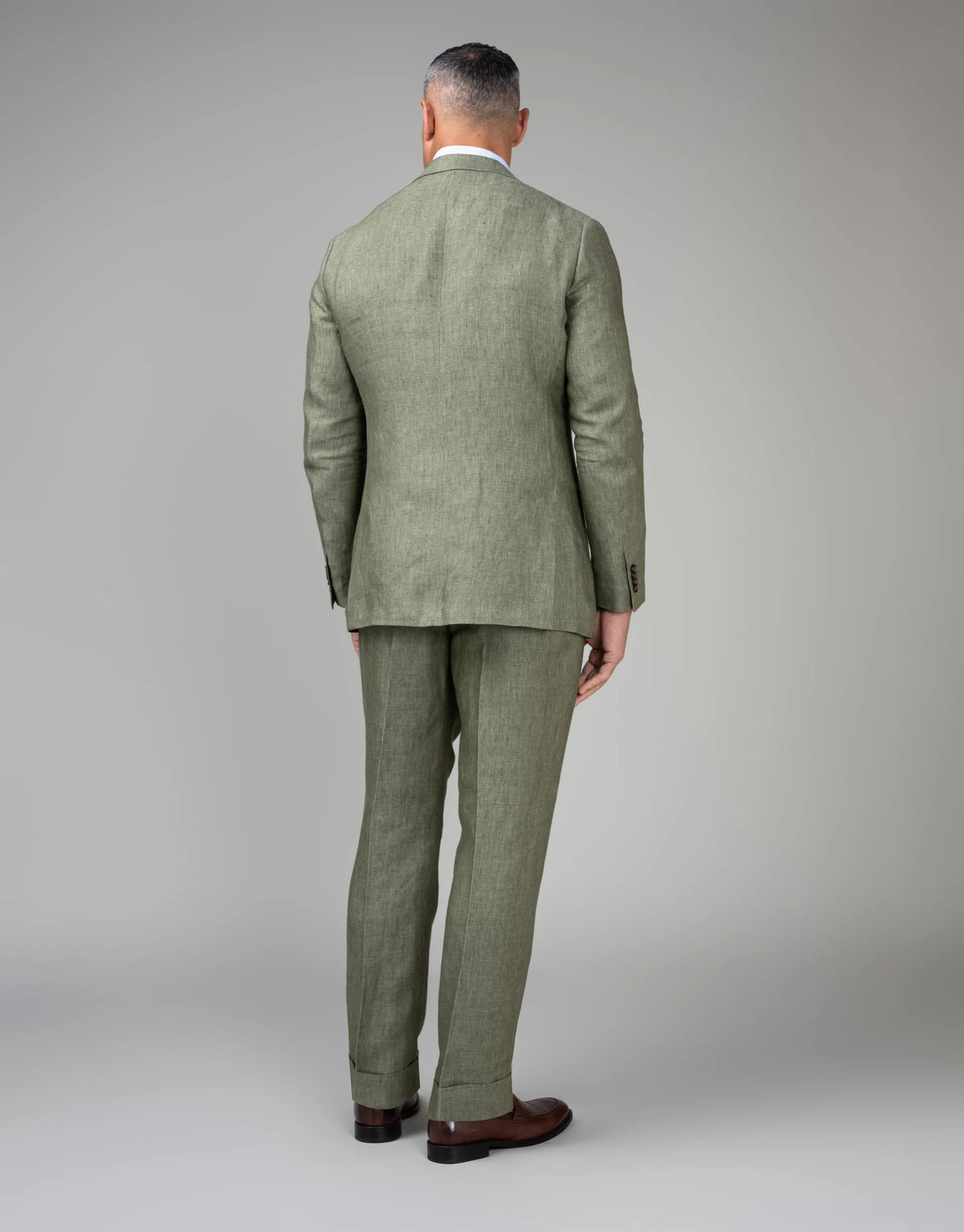 Rembrandt Malta Linen Blazer - Sage Green