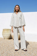 Tascabile Linen Top in Sand