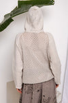Malia Italian Linen Jacket in Sand
