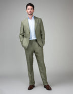 Rembrandt Evans Linen Trouser - Sage Green