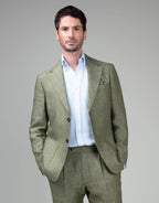 Rembrandt Malta Linen Blazer - Sage Green