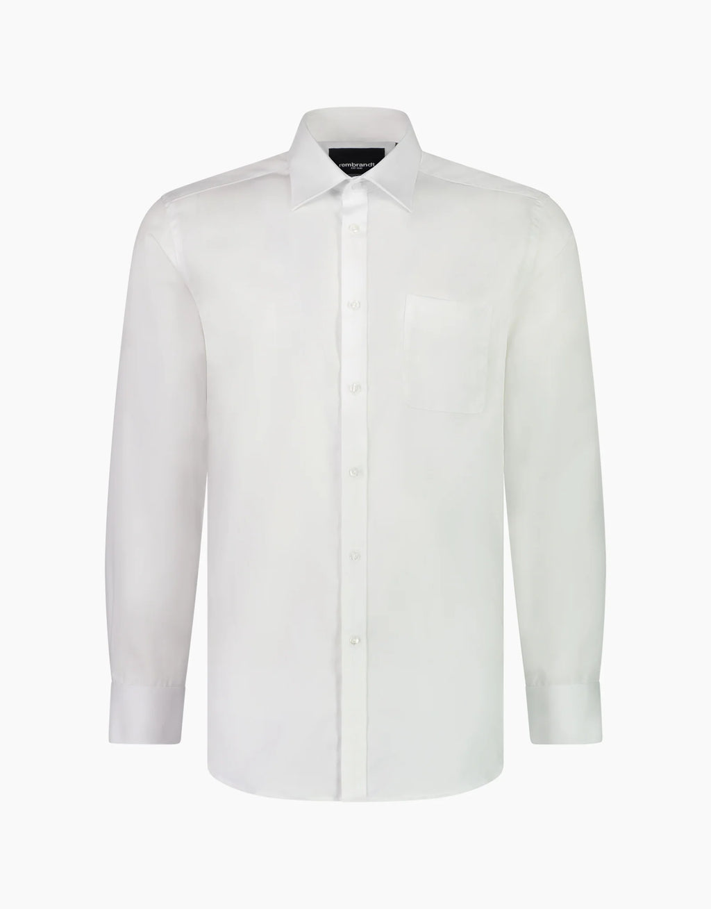 Sinatra Long Sleeve Shirt - White Twill