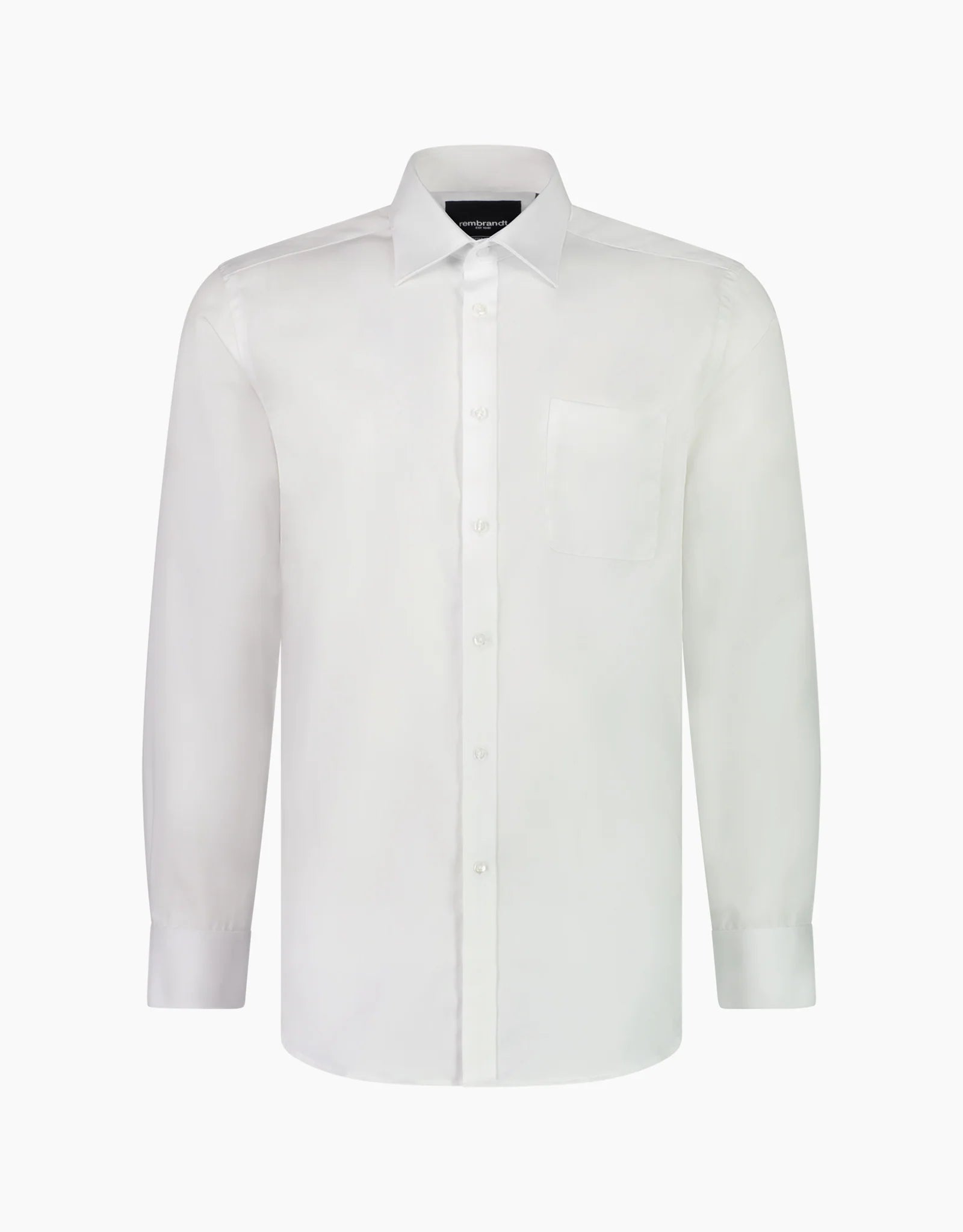 Sinatra Long Sleeve Shirt - White Twill