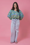 Honey Denim - Xena Wide Leg Light Denim Jean