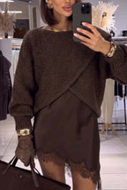 Abby Italian Asymmetric Knit