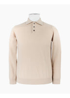 Owaka 100% Merino Polo - Beige
