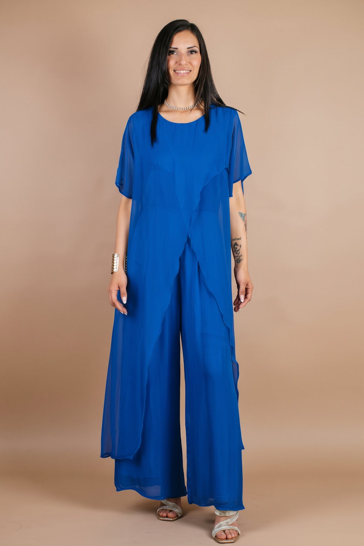 The Italian Closet: Avida Split Silk Top