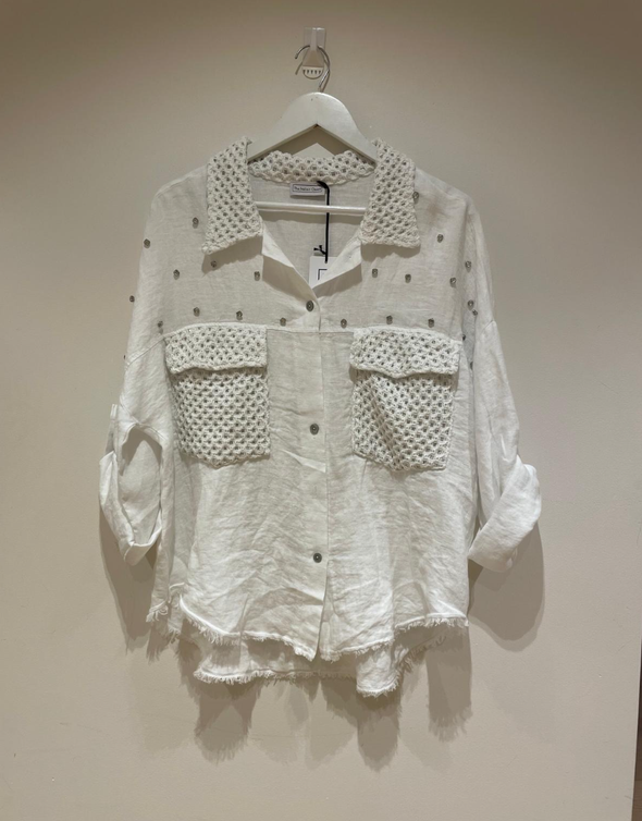 The Italian Closet: Bayside Linen Shirt