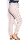 The Italian Closet: Latymer - Beige Diamante Stretch Pant