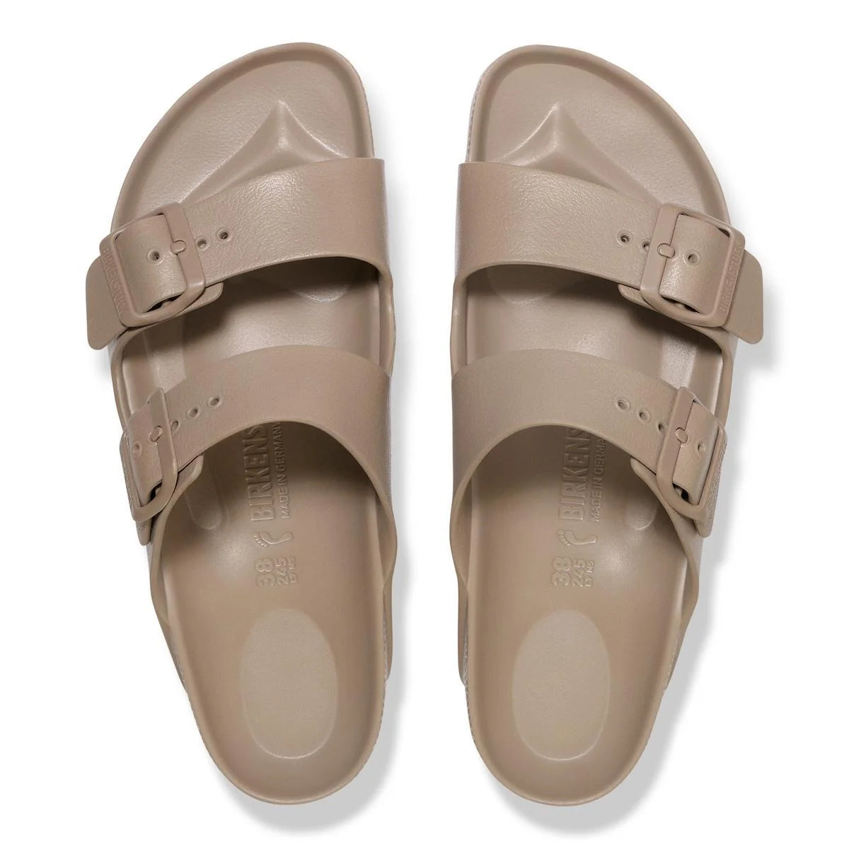 Birkenstock Unisex Arizona Sandal - Eva Grey Taupe
