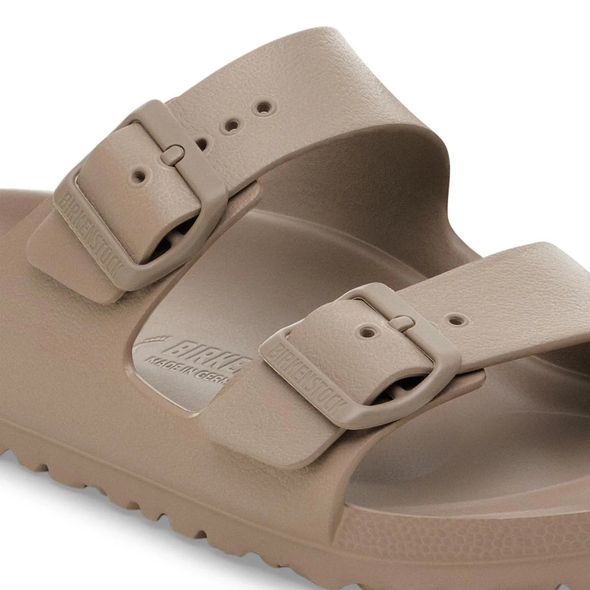 Birkenstock Unisex Arizona Sandal - Eva Grey Taupe