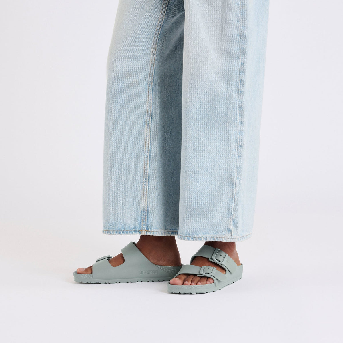 Birkenstock Unisex Arizona Sandal - Eva Pure Sage