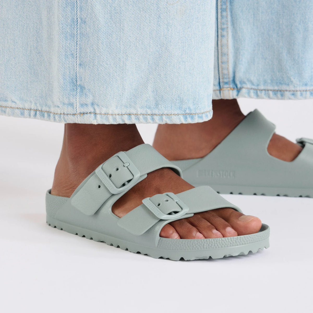 Birkenstock Unisex Arizona Sandal - Eva Pure Sage