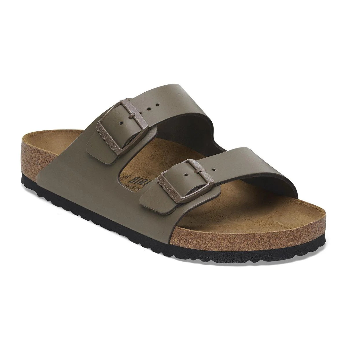 Birkenstock Arizona Sandal - Smooth Leather - Concrete Grey
