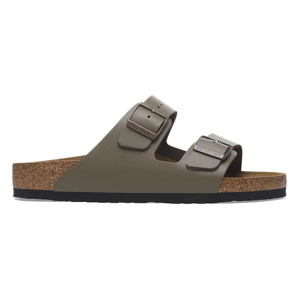 Birkenstock Arizona Sandal - Smooth Leather - Concrete Grey