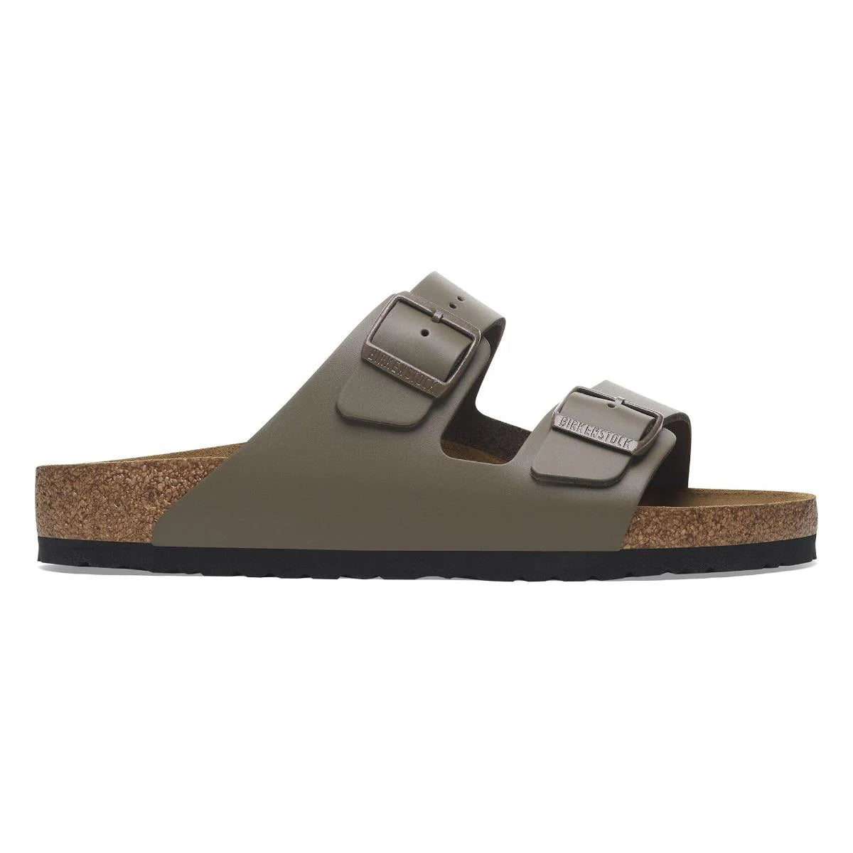 Birkenstock Arizona Sandal - Smooth Leather - Concrete Grey