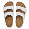 Birkenstock Arizona Sandal - Smooth Leather All White