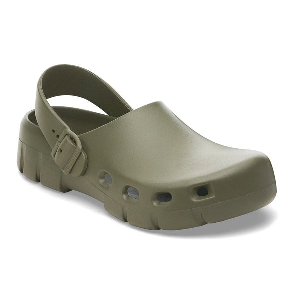 Birkenstock Unisex Birki Flow Sandal - EVA Khaki