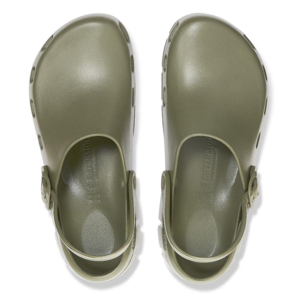 Birkenstock Unisex Birki Flow Sandal - EVA Khaki
