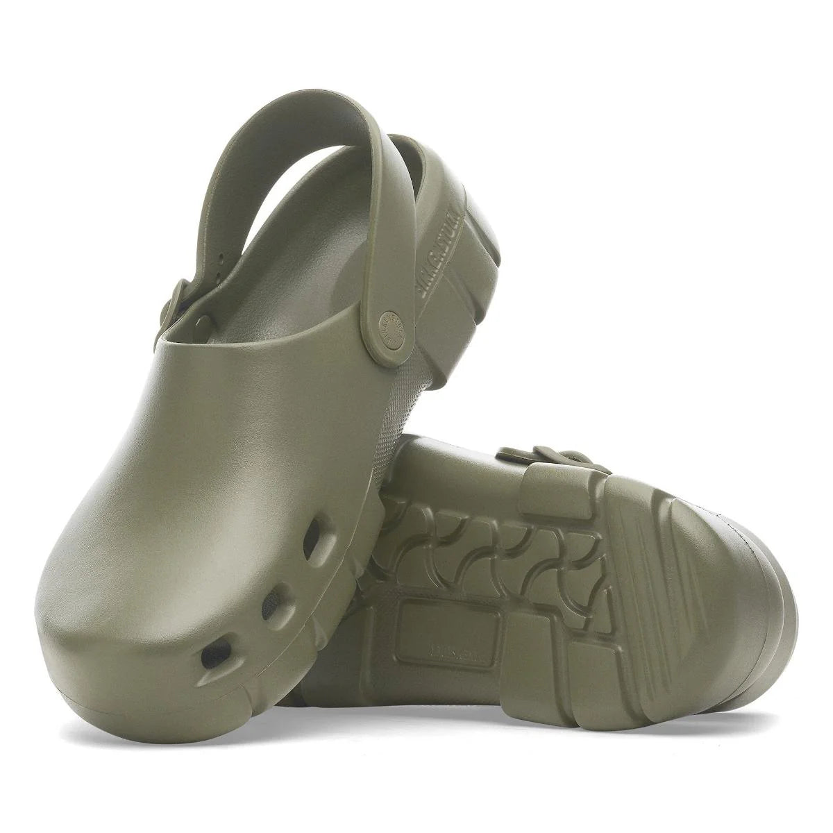 Birkenstock Unisex Birki Flow Sandal - EVA Khaki