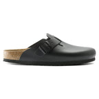 Birkenstock Unisex Boston Sandal - Smooth Black Leather