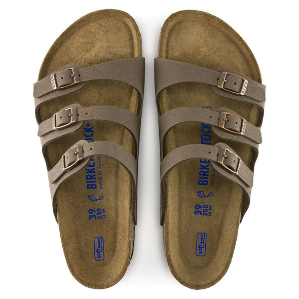 Birkenstock Florida Softbed Sandal - Birkibuc Mocha