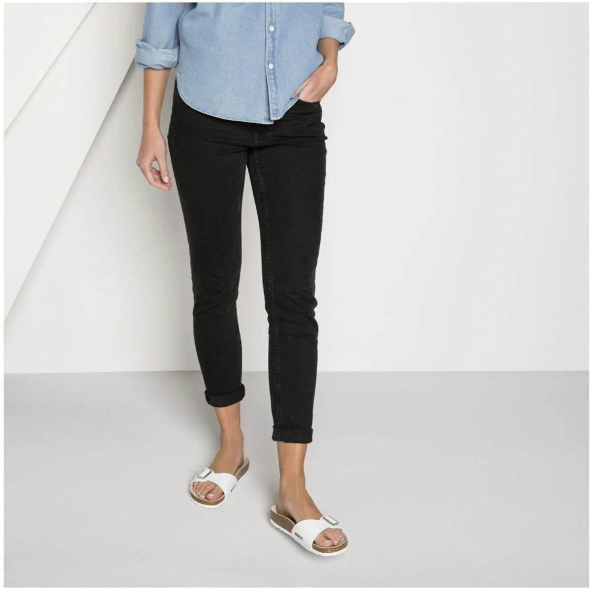 Birkenstock Unisex Madrid Sandal - Birko Flor White