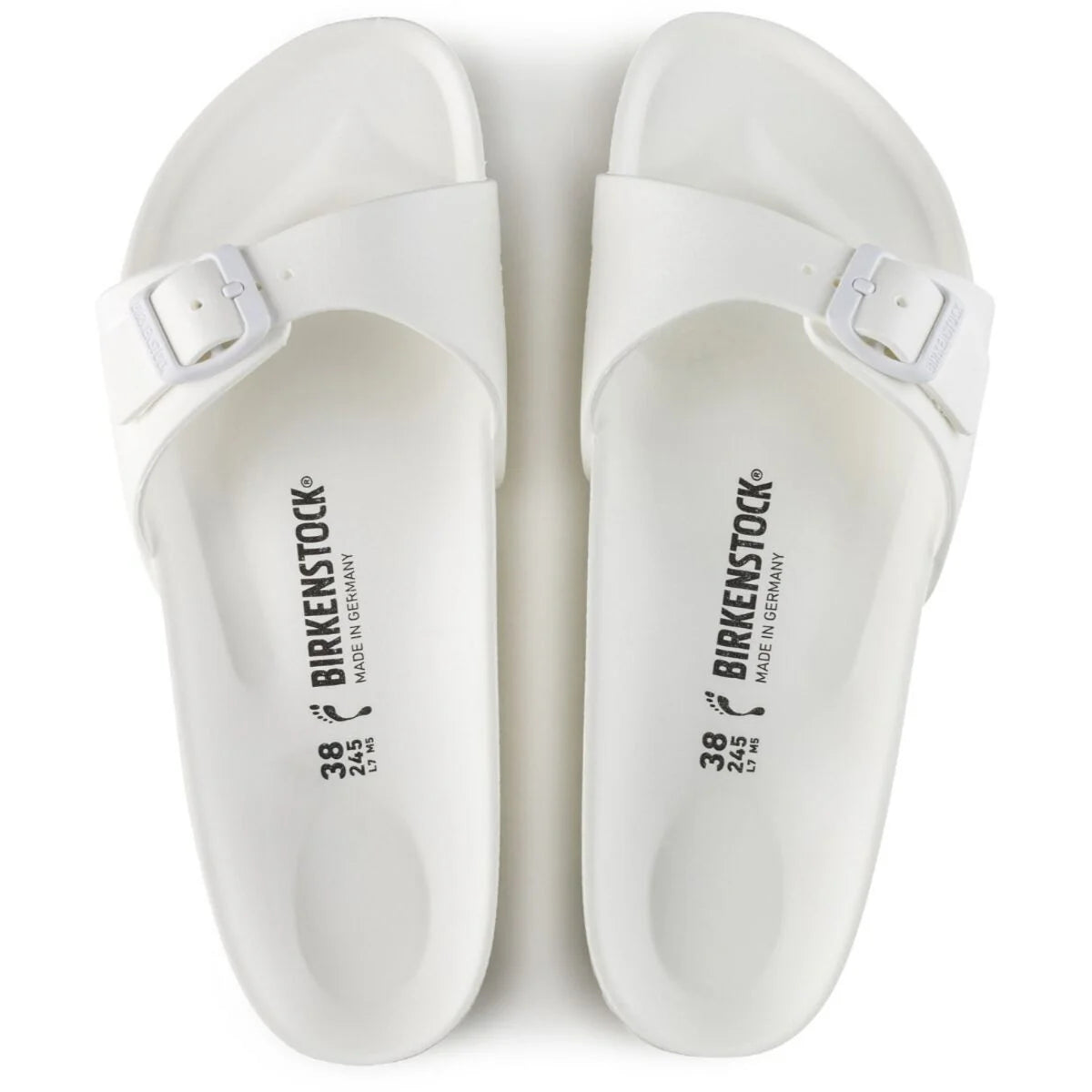 Birkenstock Unisex Madrid Sandal EVA White