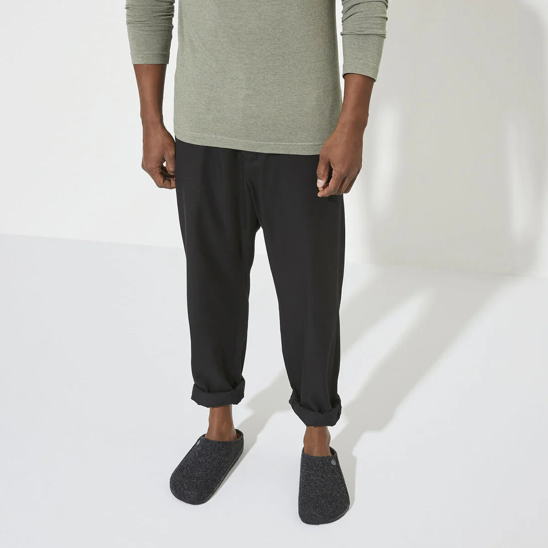 Birkenstock Zermatt Wool Felt Clog - Anthracite