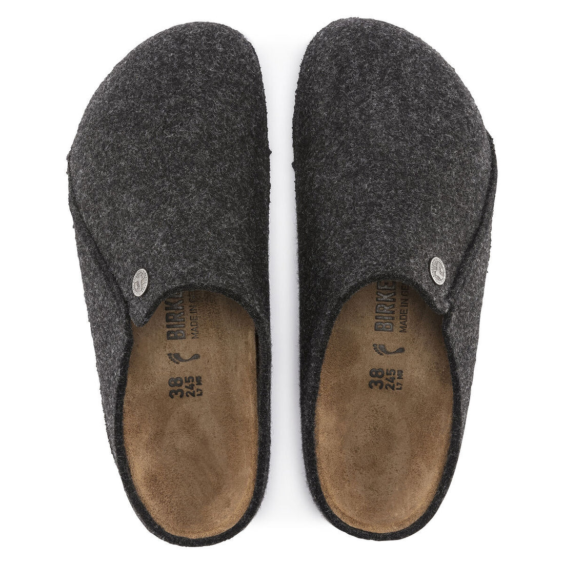 Birkenstock Zermatt Wool Felt Clog - Anthracite