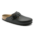 Birkenstock Unisex Boston Sandal - Smooth Black Leather