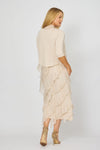 La Strada Sheer Shrug in Beige
