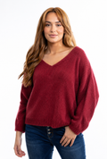 Daria Italian Knit - Cherry