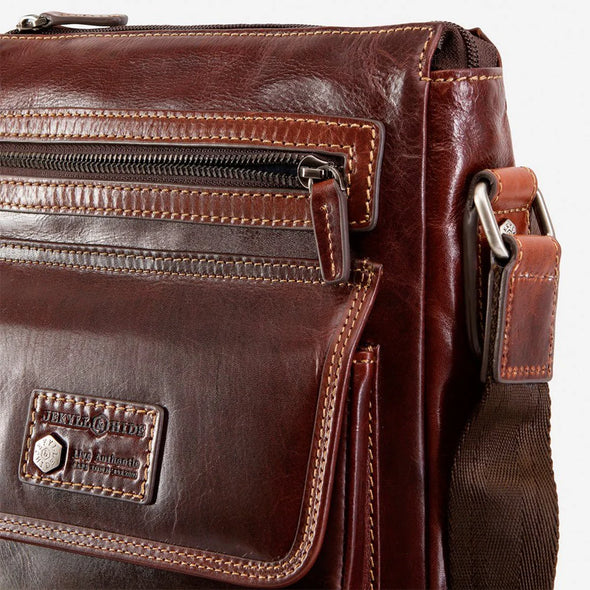 Jekyll & Hide Cross Body Organiser - Mocha