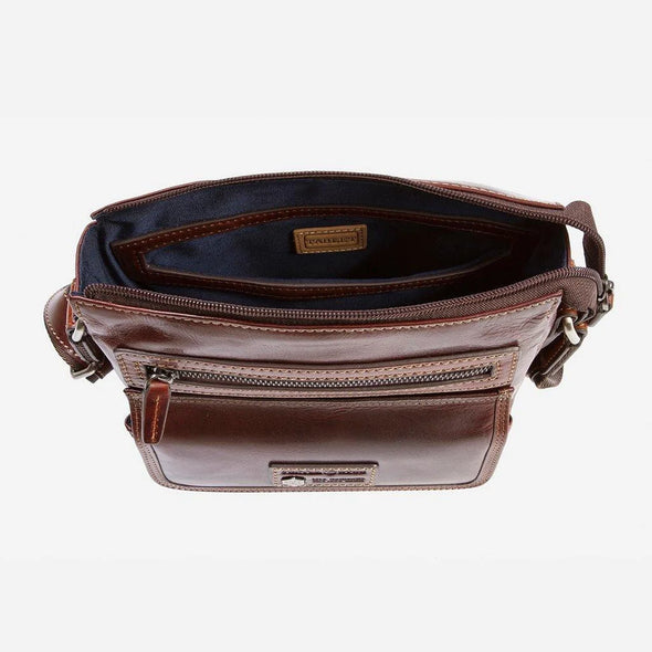 Jekyll & Hide Cross Body Organiser - Mocha
