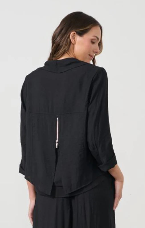 Lightweight Waterfall Jacket - Black