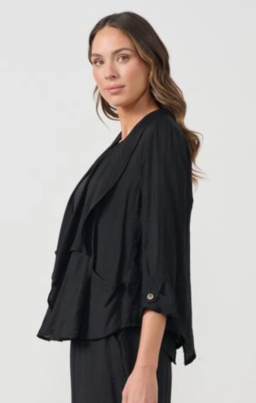 Lightweight Waterfall Jacket - Black