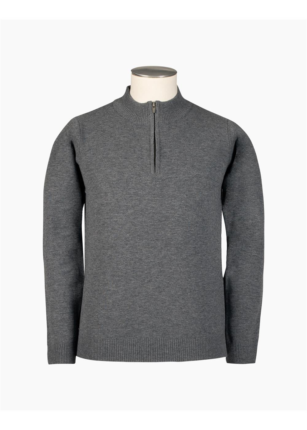 Mataura 1/4 Zip Merino - Grey