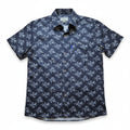 Iron Cheater Short Sleeve Shirt: Cornflower - Black
