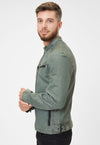 Gipsy Lamb Leather Jacket - Sayto (Dark Sage)