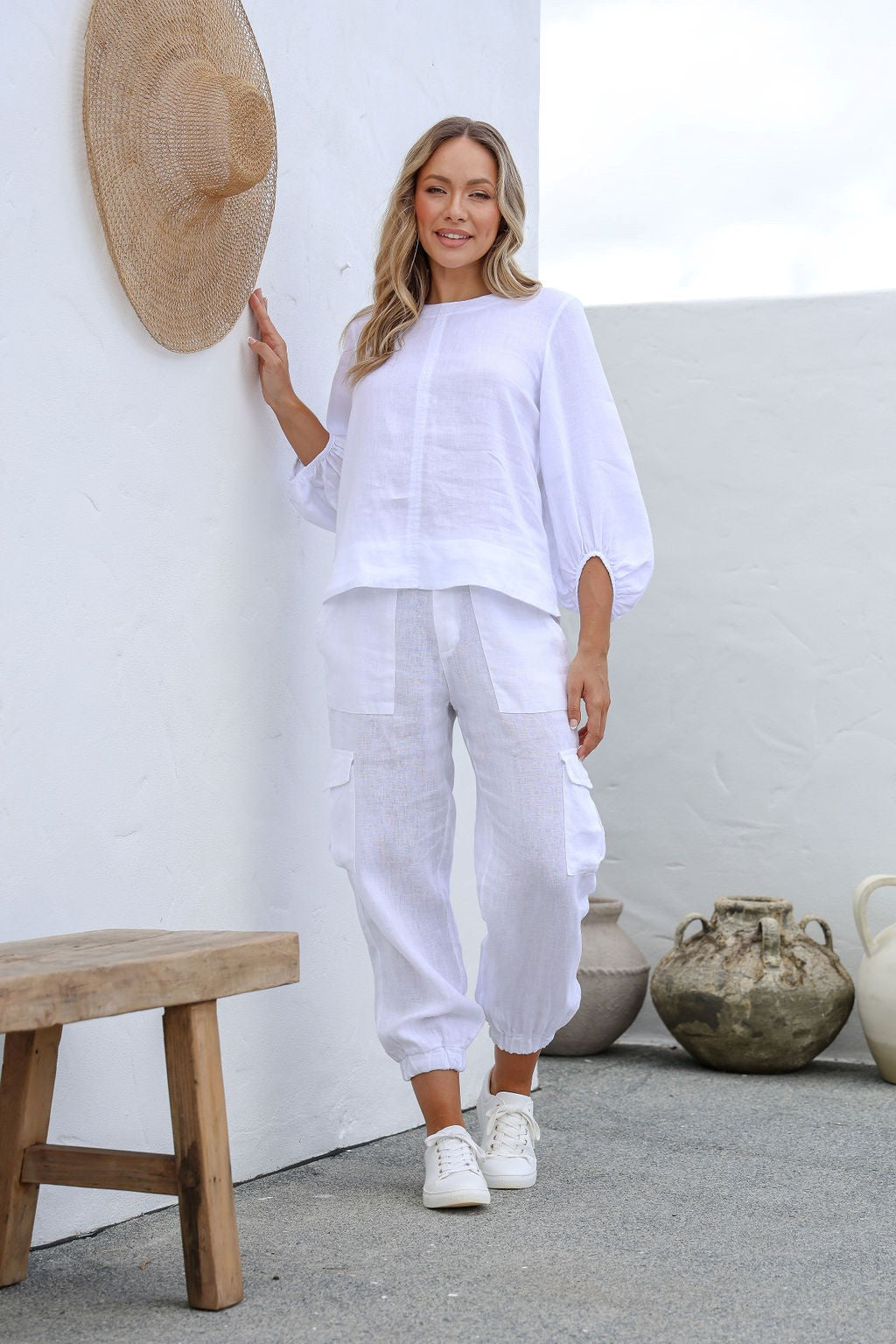 Girare Italian Linen Top