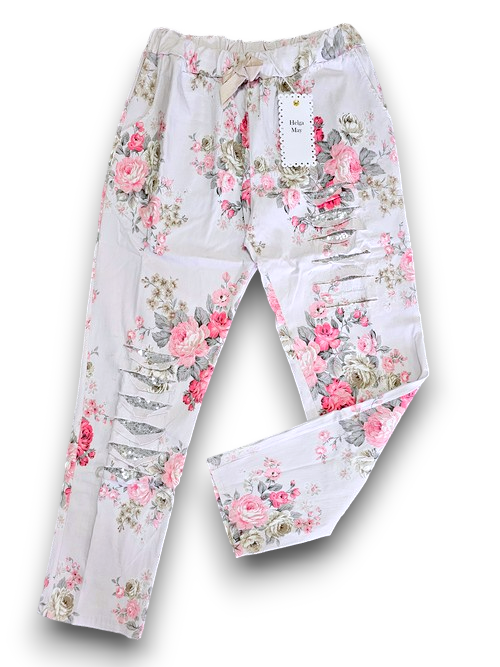 Helga May: High Tea Pants - Lightest Lavender
