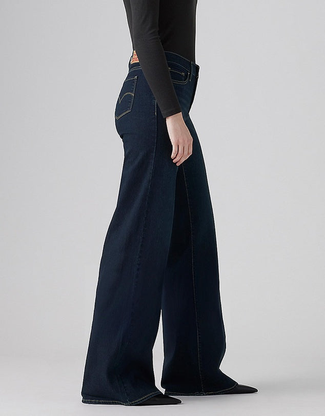 Levi's® Women's 318 Shaping Wide Leg Jeans - 'Chances Are' Dark Navy