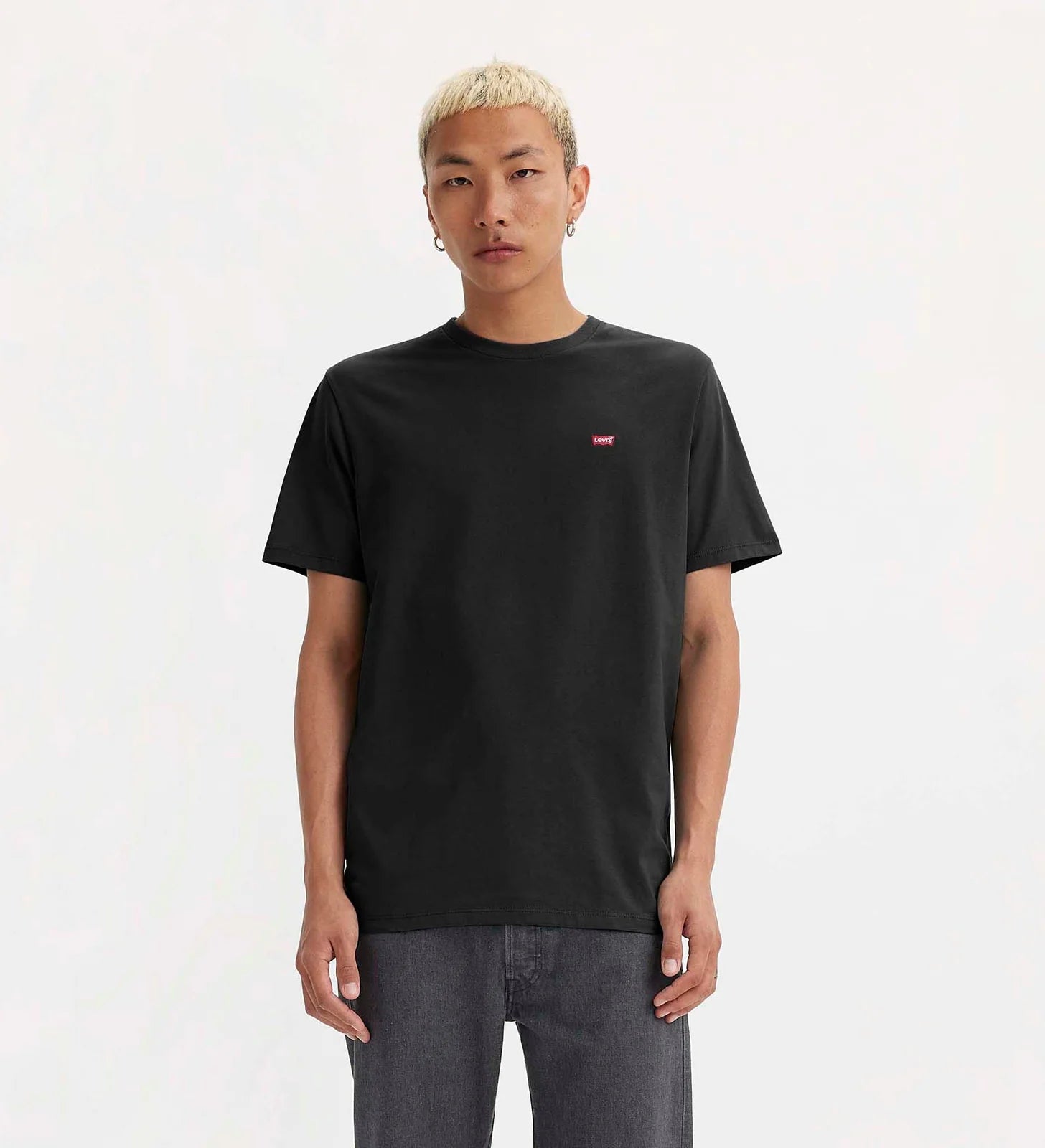 Levi's Original Logo Patch Tee - Black