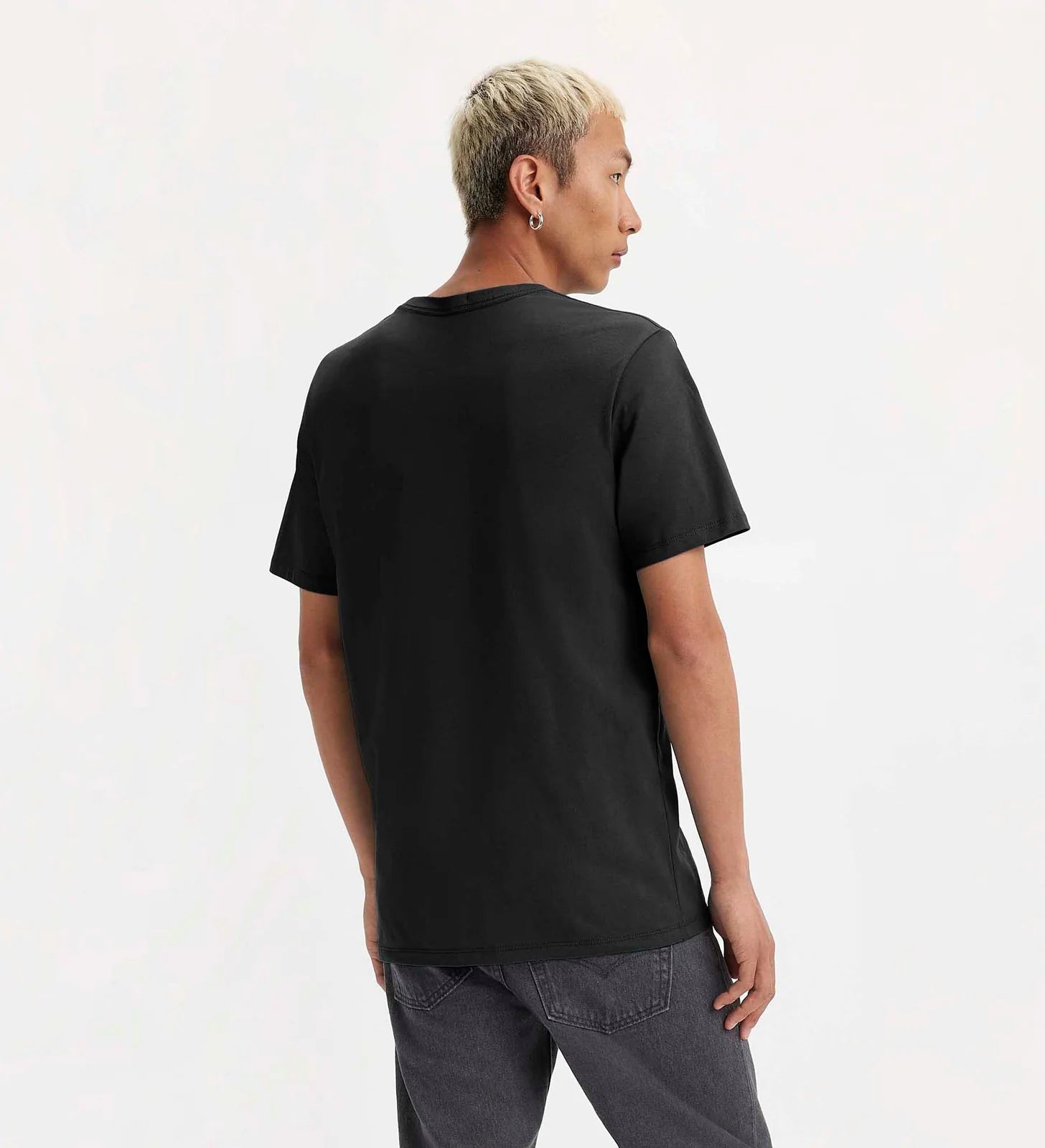 Levi's Original Logo Patch Tee - Black