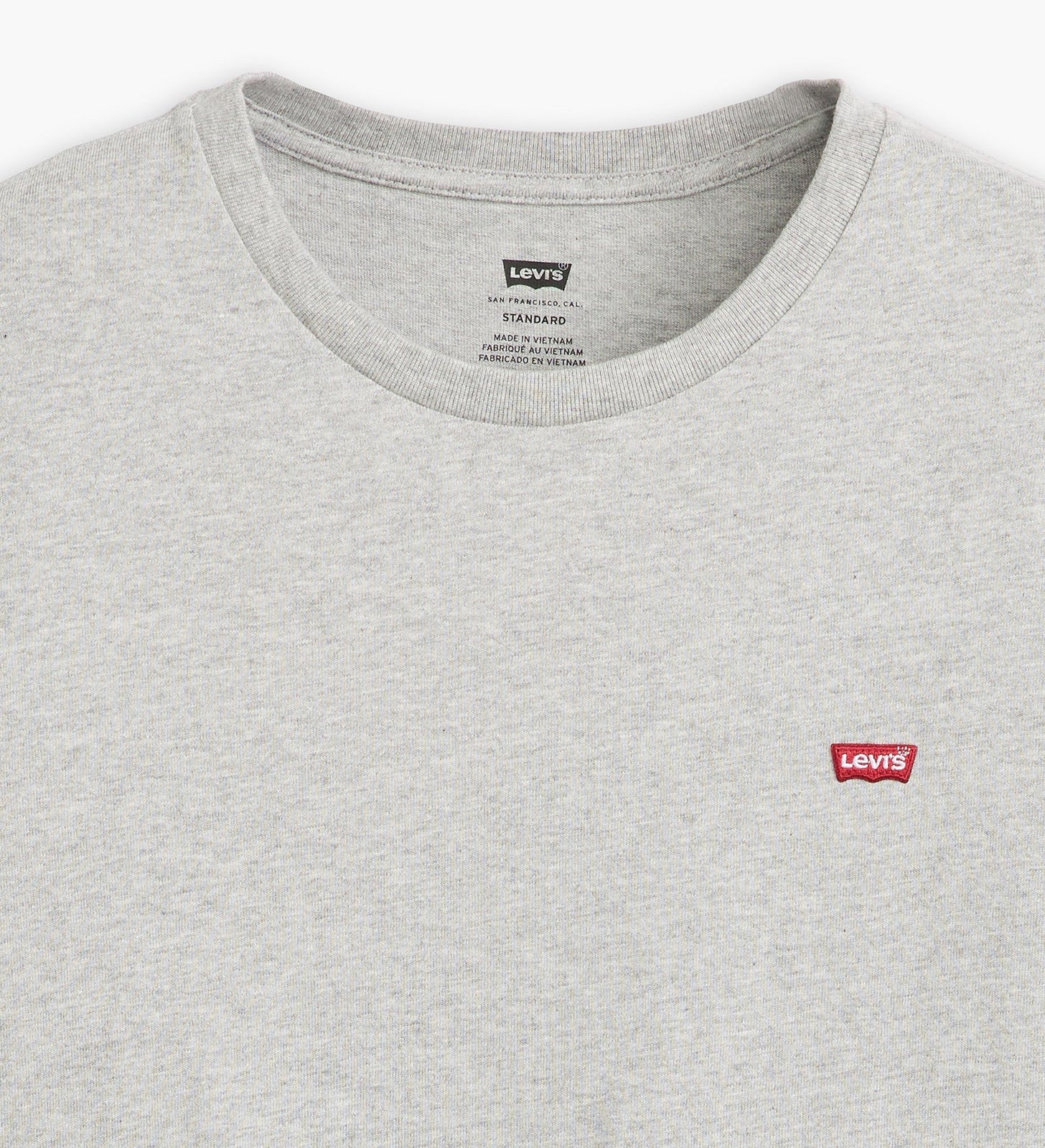 Levi's Original Logo Patch Tee - Mid Tone Grey