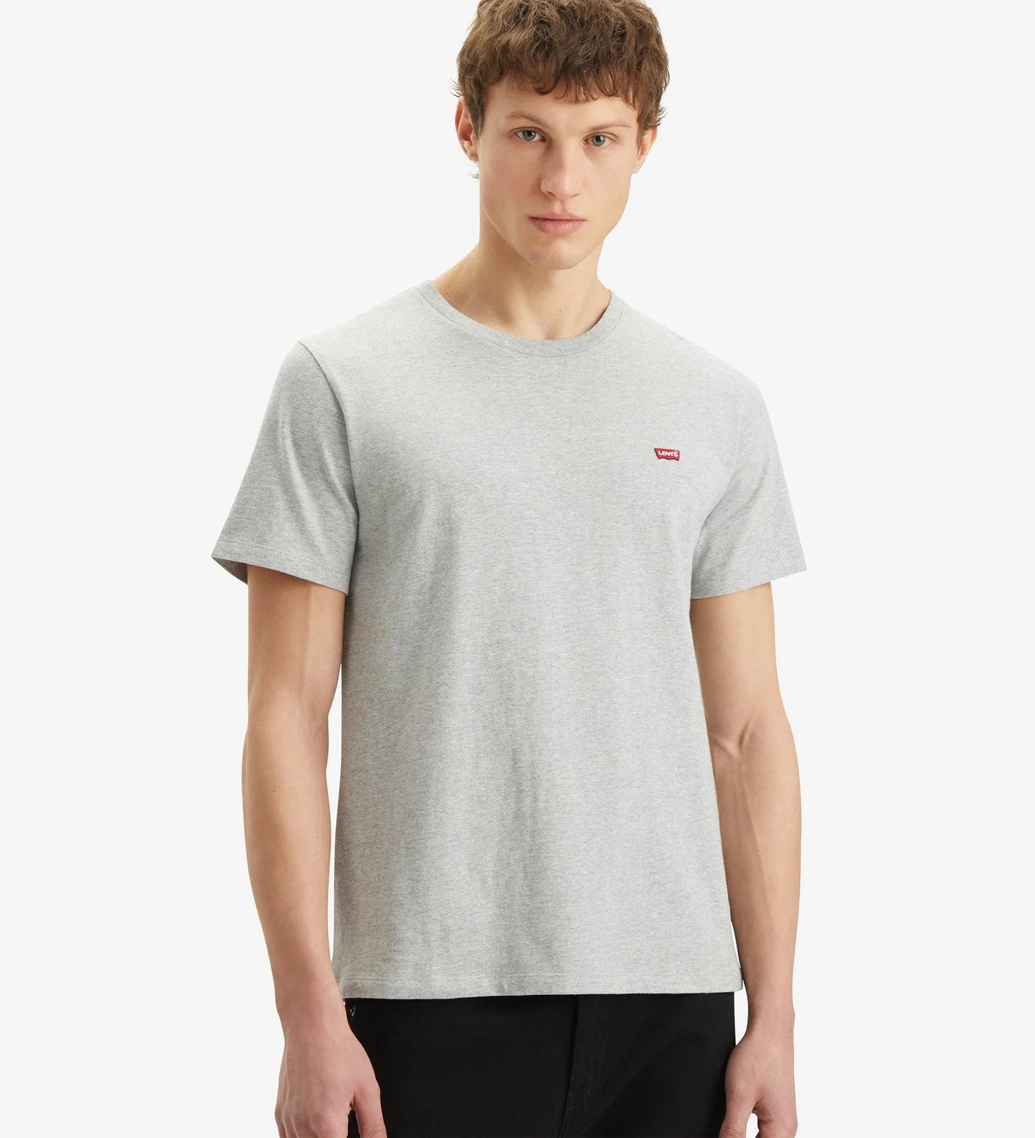 Levi's Original Logo Patch Tee - Mid Tone Grey