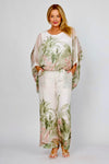 LaStrada: Palm Print Organza Pants