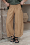 Nervatura Linen Pants