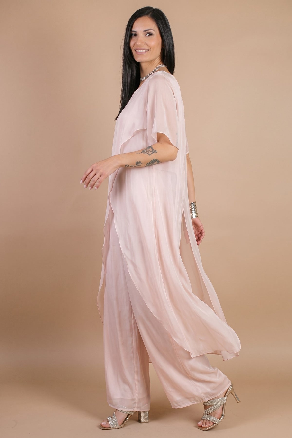 The Italian Closet: Avida Split Silk Top